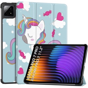 Techsuit Калъф за Xiaomi Pad 7 / 7 Pro - Techsuit FoldPro - Еднорог