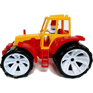 Bamsic ДЕТСКИ ТРАКТОР С ЧОВЕЧЕ 27 СМ 3 ЦВЯТА - armtoys