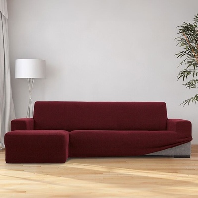 Nueva Textura poťah Harmonia bordó na sedačku s otomanom vľavo 210 - 320 cm