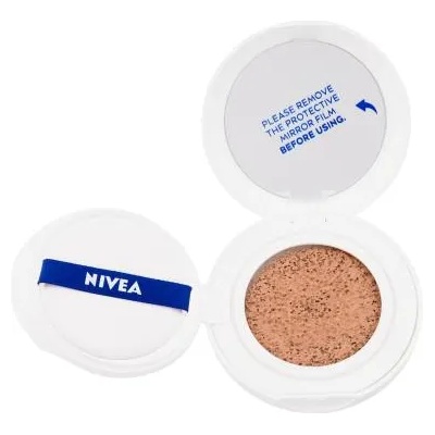 Nivea Cellular Expert Finish 3in1 Care Cushion SPF15 грижовен фон дьо тен в гъба 3 в 1 15 g нюанс 03 Dark