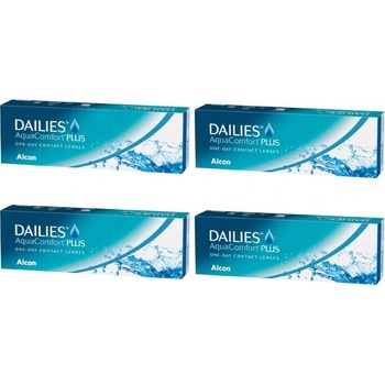 Alcon Dailies AquaComfort Plus 30 čoček balení 3+1 zdarma