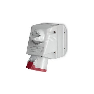 SCAME Промишлен контакт с ключ 0/I 3P+N+Е 16A IP44 серия Optima модел Combi - 513.1657TS (513.1657TS)