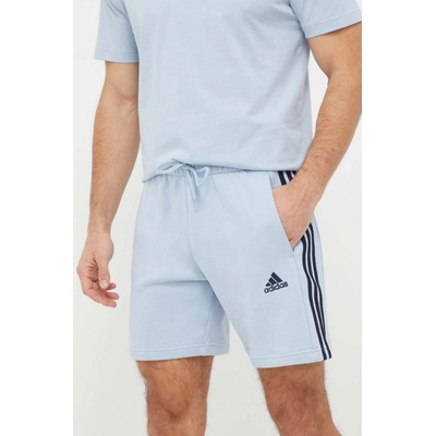 adidas bavlněné šortky IS1340 modrá