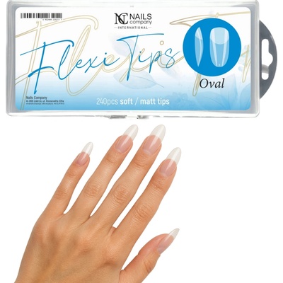 Nails Company Formy Flexi Tips Oval 240 ks