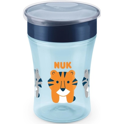 Nuk hrníček Magic 360° modrý tiger 230 ml – Zboží Dáma