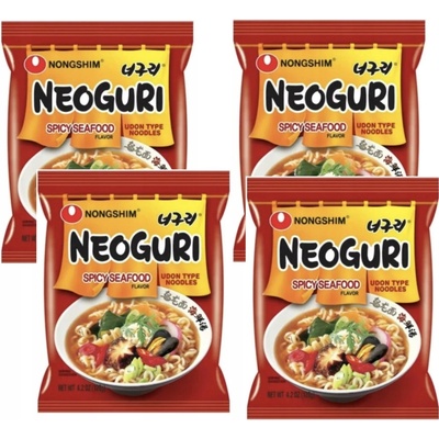Nongshim Neoguri Ramyun Morské plody Instantná štipľavá polievka 120 g