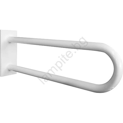 Bemeta Опорна дръжка 10x25 cm бяла (BD0196)
