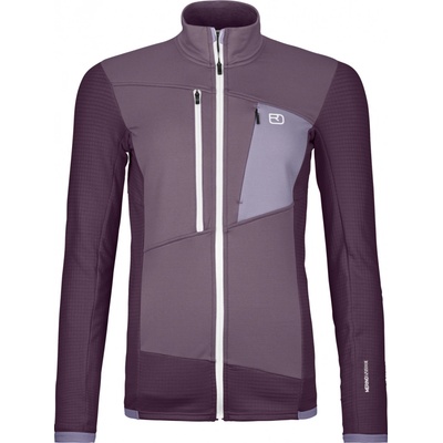 Ortovox Fleece Grid Jacket Women's fialová