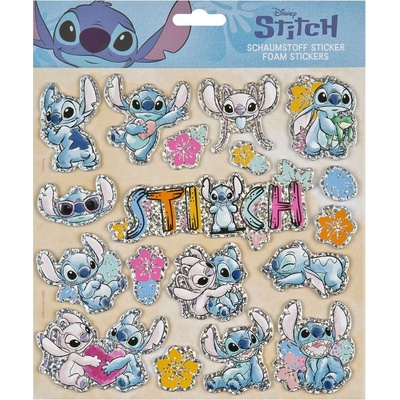 Karton P + P set pěnových nálepek Stitch