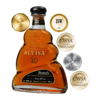 Alvisa XO 40% 0,5 l (čistá fľaša)