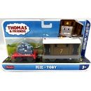 Fisher Price Motorizovaná lokomotiva Toby s vagónem HYN30