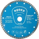 Rodex Диск диамант турбо 230 мм тип синтер rodex 39189