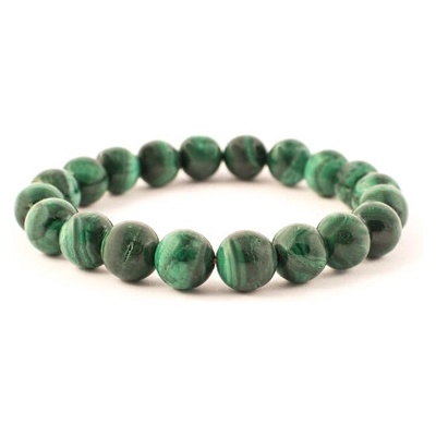 Milujeme Kameny Malachit náramek kulička NK146