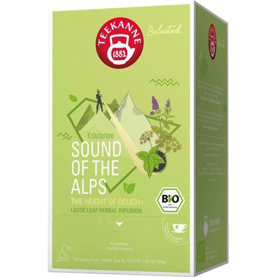 TEEKANNE Bio Luxury Cup Sound of the Alps 25 pyramidových sáčků