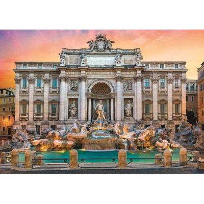 Trefl Fontanna di Trevi Řím 48 x 34 cm v krabici 40 x 27 x 4,5 cm 500 dílků