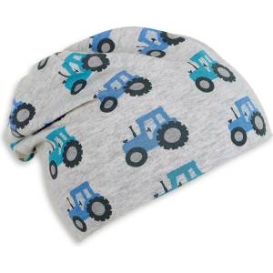 Sterntaler Детска зимна шапка (beanie) Sterntaler Kid's Slouch Beanie - Silver - размер 45 cm (904-1914-0111)