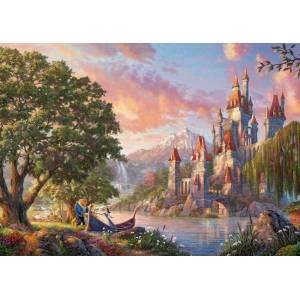Schmidt Spiele - Puzzle Kinkade: Belle’s Magical World - 3 000 piese