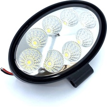 TruckLED LED pracovné svetlo elipsovité 24W, 1920lm, 8xLED, 12V/24V, IP67 [L0109-B]