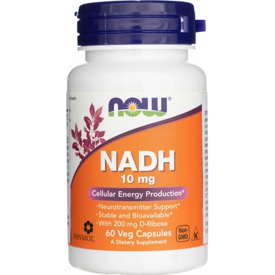 Now Foods NADH 10mg 60 kapsúl