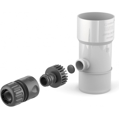 Bryza PVC sběrač dešťové vody 63 mm RAL 9010 bílý