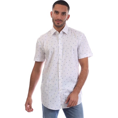 HUGO BOSS Риза с дълъг ръкав Boss Men's H Hank Ken Long Sleeve Oxford Shirt - Light/Pstl Blue