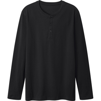 Esmara Men pánské triko s dlouhými rukávy navy modrá – Zboží Mobilmania