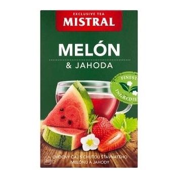 Mistral Ovocný čaj s příchutí meloun a jahoda 20 x 2 g