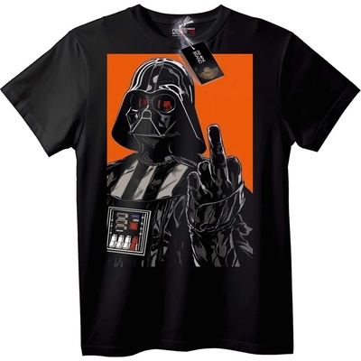 NOONEBRAND Тениска Darth Vader Среден Пръст - XS, Black