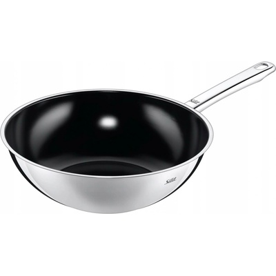 Ocelová pánev Wok Silit Wuhan 28 cm s keramickým povrchem, vhodná na indukci, hluboká pánev