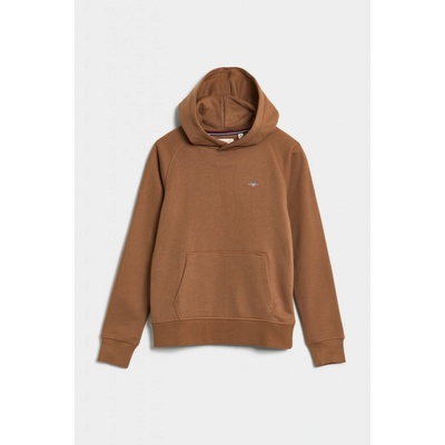 Gant Shield Hoodie hnedá