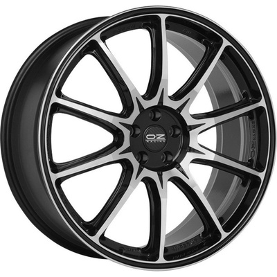 OZ hyper XT 11x22 5x120 ET38 gloss black diamond