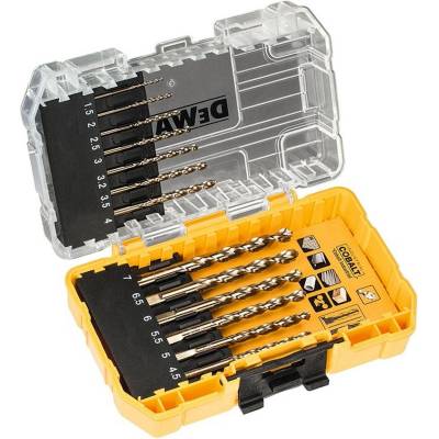 DEWALT Комплект свредла за метал DeWALT DT4968, HSS-Co - 1.5, 2, 2.5, 3, 3.2, 3.5, 4, 4.5, 5, 5.5, 6, 6.5, 7 mm (DT4968-QZ)