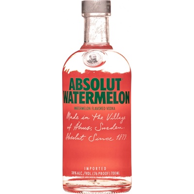 Absolut Watermelon 38% 0,7 l (čistá fľaša)