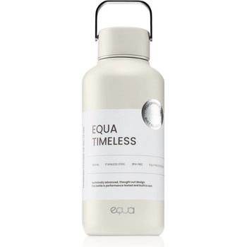 EQUA Timeless неръждаема бутилка за вода малка боя Off White 600ml