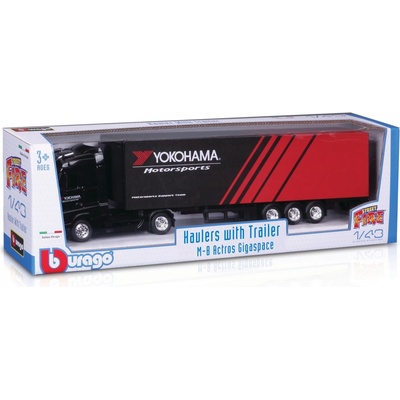 Bburago Mercedes Benz Actros Gigaspace Yokohama BB18-31460Y 1:43