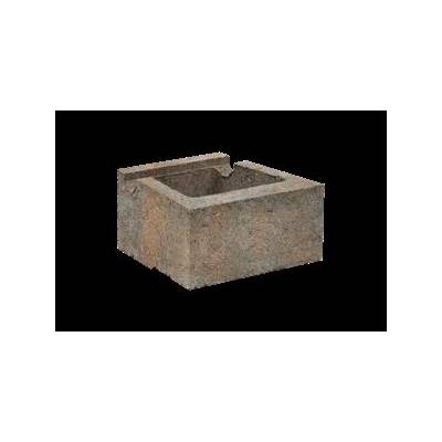 CUP STONE malý hladký Skořicovo-černá