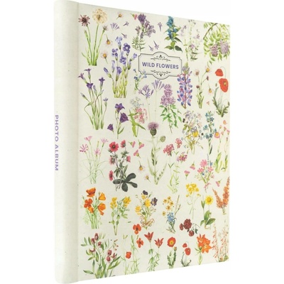 Album na fotografie s fóliemi Grupoerik Botanical Wild Flowers, 30 stran, 24x32 cm