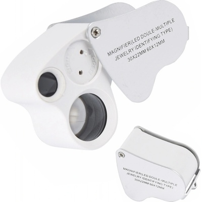 Verk Skladacia lupa s LED a UV osvetlením 25x / 50x