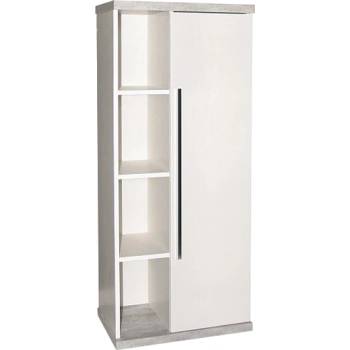 Inter ceramic МЕБЕЛ ЗА БАНЯ КОЛОНА icp5030-1 50х120х30см КОНЗОЛЕН БЯЛ/СИВ (icp5030-1)