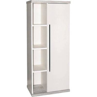 Inter ceramic МЕБЕЛ ЗА БАНЯ КОЛОНА icp5030-1 50х120х30см КОНЗОЛЕН БЯЛ/СИВ (icp5030-1)