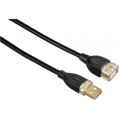 Hama 78448 USB 2.0 A-A predlžovací, 1,8m, černý
