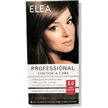 ELEA боя за коса, Professional, Colour & Care, Номер 5.0, Светло кафяво