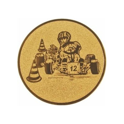 TROFEJE.sk Emblém 50mm 89 motokáry