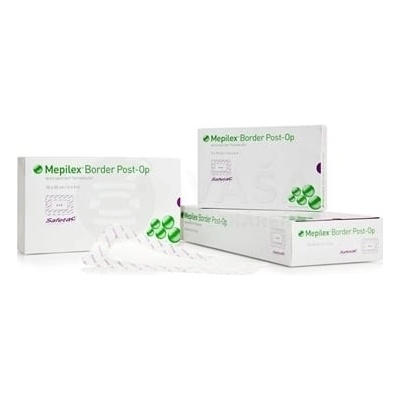 Mepilex Border Post-Op Krytie na rany flexibilné absorpčné (10 x 25 cm) 10 ks