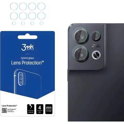 3mk Protection 4x Стъкло за камера 3mk за Oppo Reno 8 Pro - Прозрачен KP20516