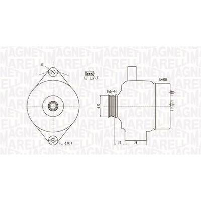 Alternátor MAGNETI MARELLI 063731803010