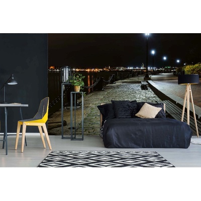 DIMEX ART Самозалепваща се флизелинова фототапета пристанищен булевард в бостън 375 x 250 см