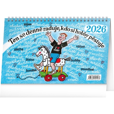 NOTIQUE Stolový Naše hobby Kamila Skopová 23,1 x 14,5 cm 2026