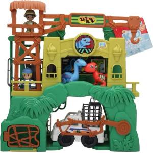 Tiny Kiddom Игрален комлект Tiny Kiddom L&S - Резерват за динозаври, 28 части (533217) - baby