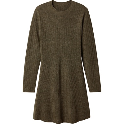 esmara Dámské pletené šaty hnědá – Zboží Dáma